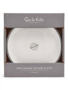 Sur La Table 4 Dessert Plates